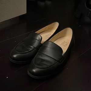 Naturalizer Milo Black Leather Loafer